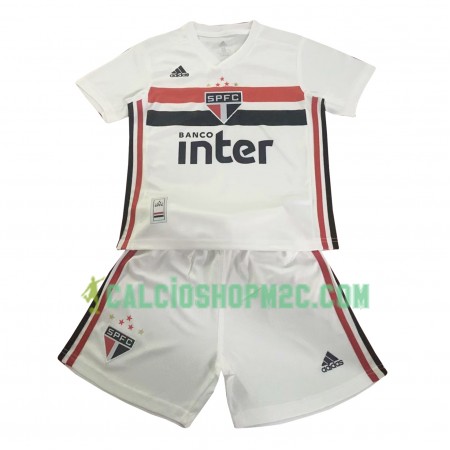 FC São Paulo Bambino Maglia Prima 2019/2020 Manica Corta (+ Pantaloncini)